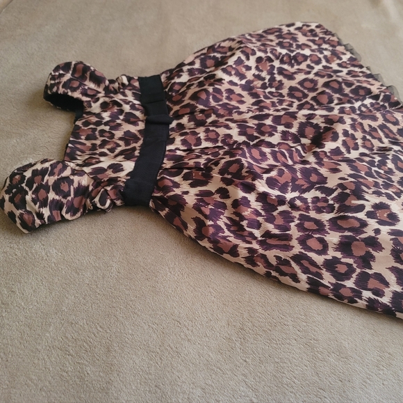 Gap Baby Girl Leopard Print Dress with 2 side Pockets Size 18-24 Months - Picture 5 of 5